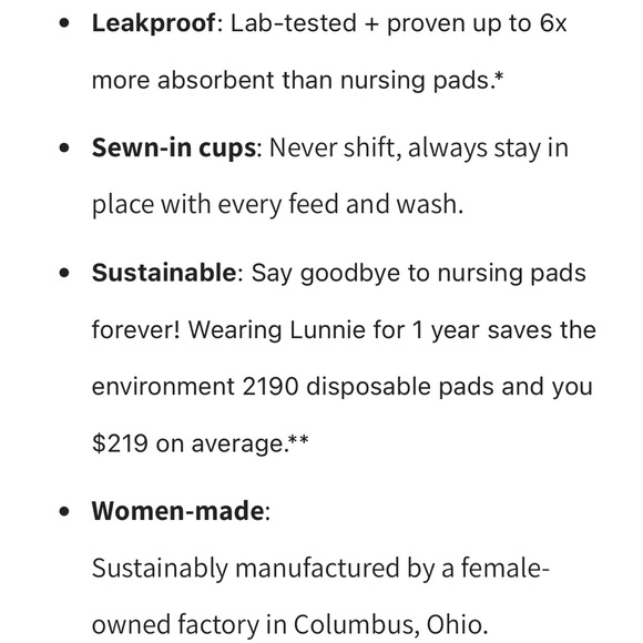 LUNNIE ALL-DAY LEAKPROOF NURSING BRA - Picture 11 of 11